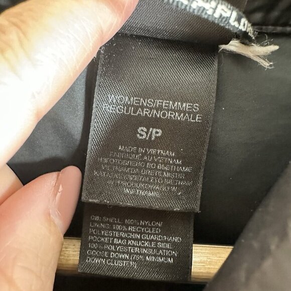 The North Face Long 600 Down Insulated Jacket Womens Black Small Parka Outdoor - Picture 9 of 16